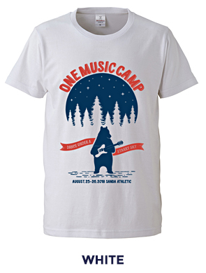 AMERICAN VINTAGE BEAR TEE WHITE