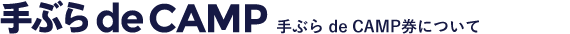 手ぶら de CAMP券について