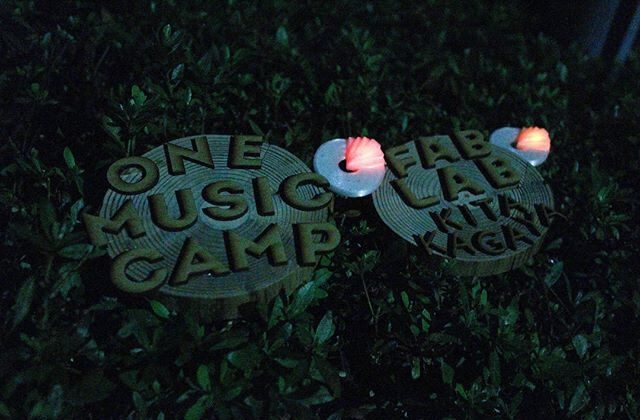 超工作！光るテントプレートをつくろう！