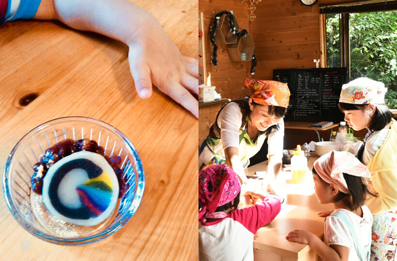 「こねる×あそぶ×たべる」三田米入りお団子づくり