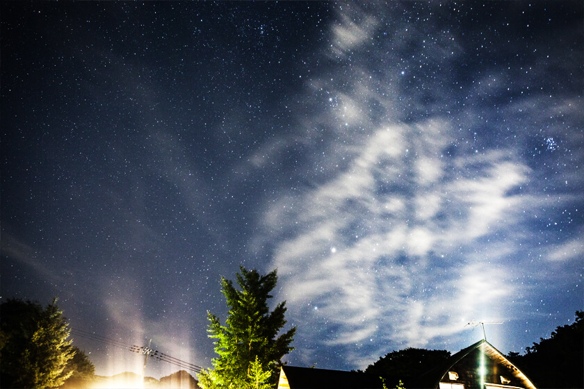 満天の星空