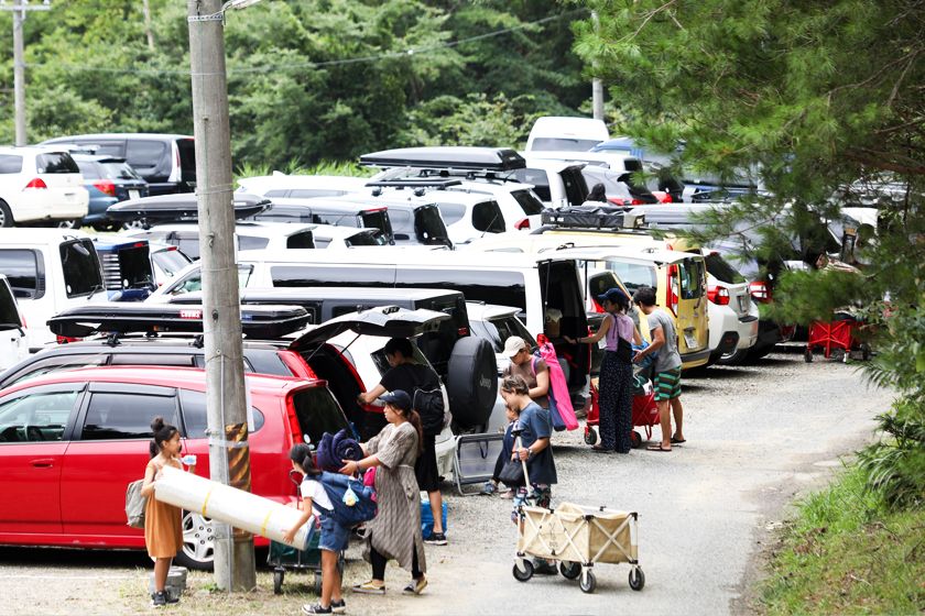 駐車券完売のお知らせ。