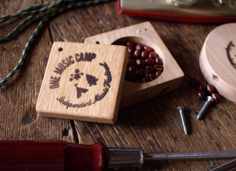 木であそぼう！「楽器づくり」と「コマ塗り」ワークショップ