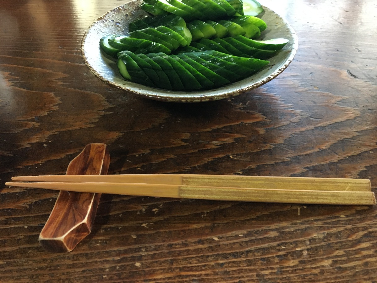 「波豆川産の竹を使ったマイ箸・マイお椀作り」ワークショップ